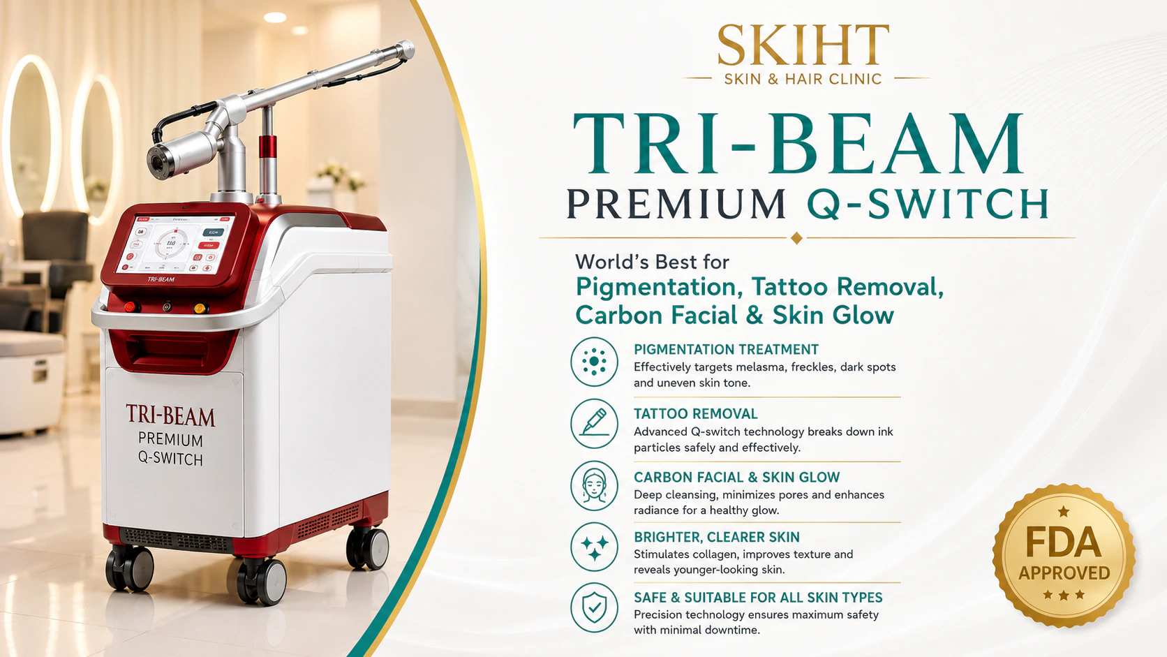 Alma Soprano & TRI-BEAM laser machines at SKIHT Dehradun